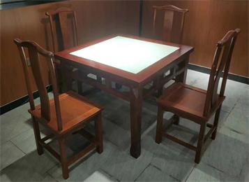 中餐廳中式餐桌椅_湘菜川菜（cài）館實木複古桌椅定（dìng）製--廠家直銷