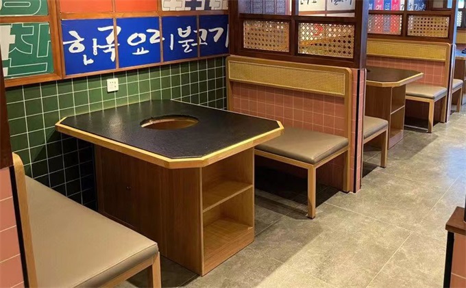 韓式自助烤肉店桌椅如何選?如何讓你的烤（kǎo）肉店脫穎而出（chū）！