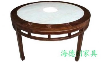 濟寧定製六人電磁爐自助火鍋（guō）桌子廠商--海德利（lì）家具