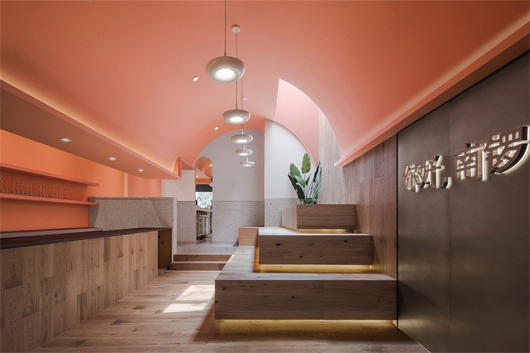 玫瑰餅店（diàn）空間設計效（xiào）果圖