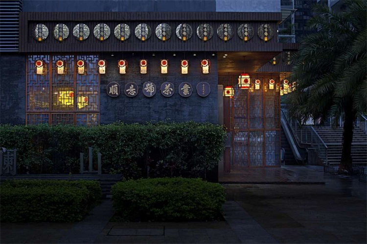 茶（chá）藝館空間設計效果圖