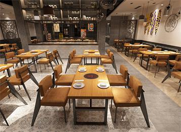 美式複古創意火鍋（guō）餐廳桌椅定做
