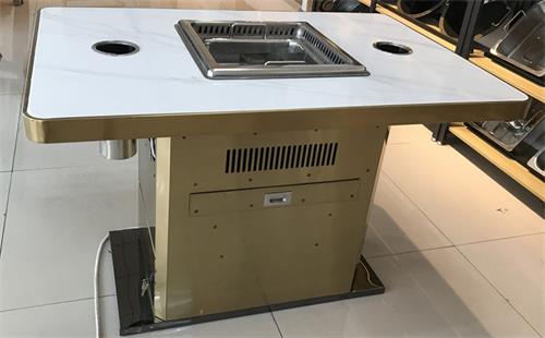 山東哪裏買帶下排風的自助（zhù）無煙火鍋桌?看完你就懂啦!