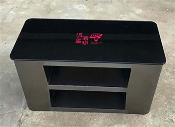 KTV酒（jiǔ）吧發光（guāng）不鏽鋼鋼化玻璃夜場茶幾桌子