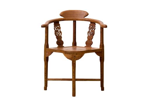 明清古典紅木(mù)家具(jù)雞翅(chì)木(mù)三角椅