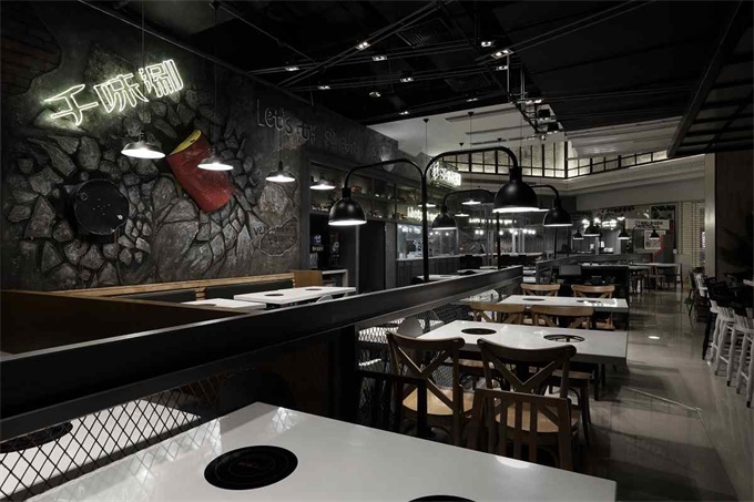 現代火鍋店（diàn）空間裝修設計風格